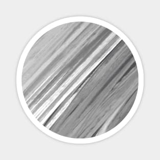 Acrylic brush strokes - silver grey Magnet